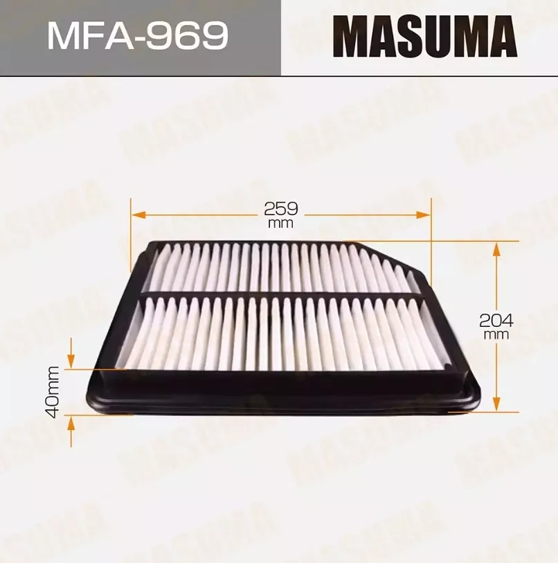MASUMA воздушный фильтр MFA-969
