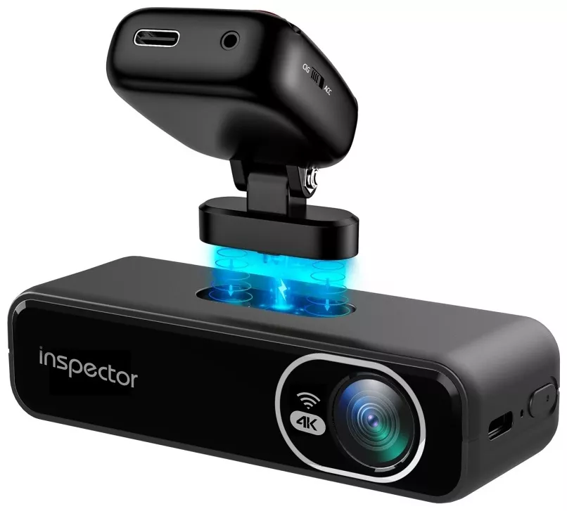 Видеорегистратор Inspector UHD 450 WI FI (2 камеры 4K) черный