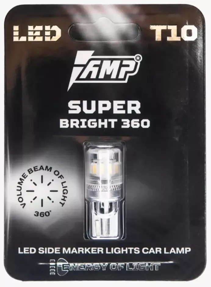 AMP 360 SuperBright T10 LED W5W, 1 дана